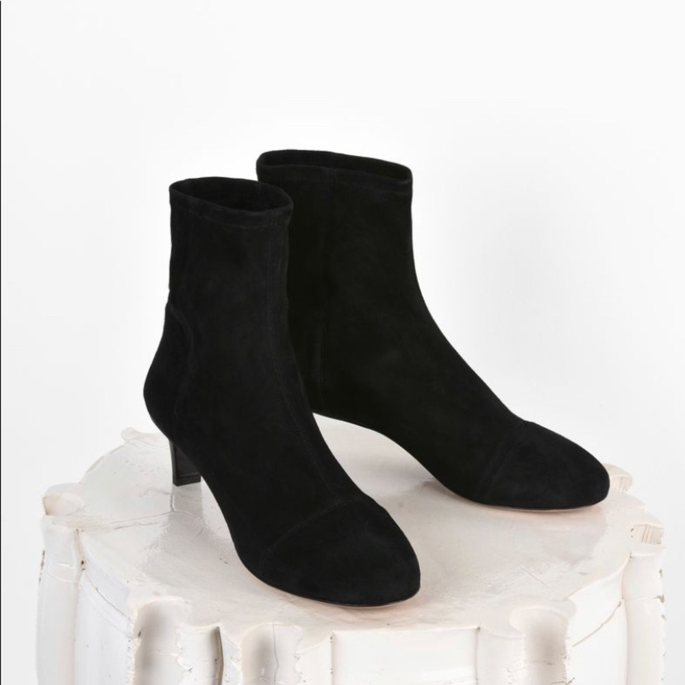 Isabel Marant Daevel Socks Velvet Bootie, sz 36